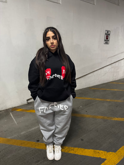 Greater Than 4 - Hoodie Black