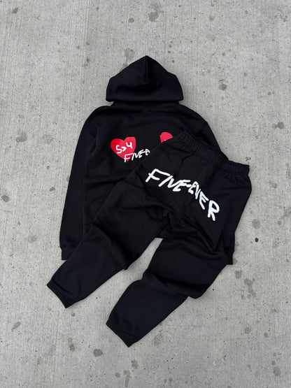 Greater Than 4 - Sweat Set Black