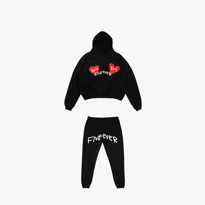 Greater Than 4 - Sweat Set Black