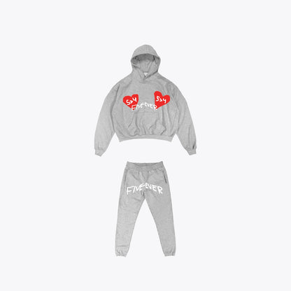 Greater Than 4 - Sweat Set Gray